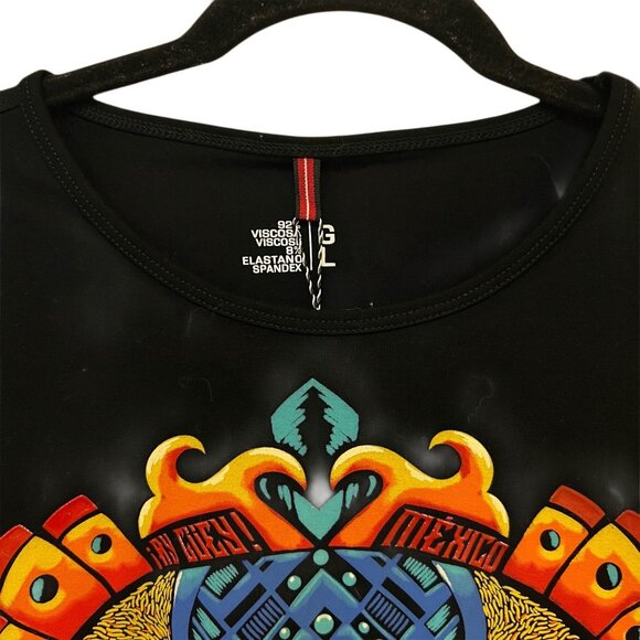 Ay Guey! Men Jaguar Dragon Graphic Shirt Unidos Por Mexico Tongue Snake Tee RARE - Picture 5 of 7